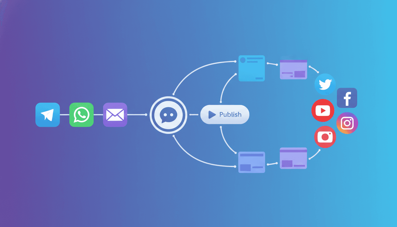 Публикация постов и общение через Max